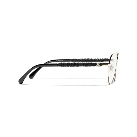 CHANEL Eyeglasses: Pilot Eyeglasses, metal — Fashion 